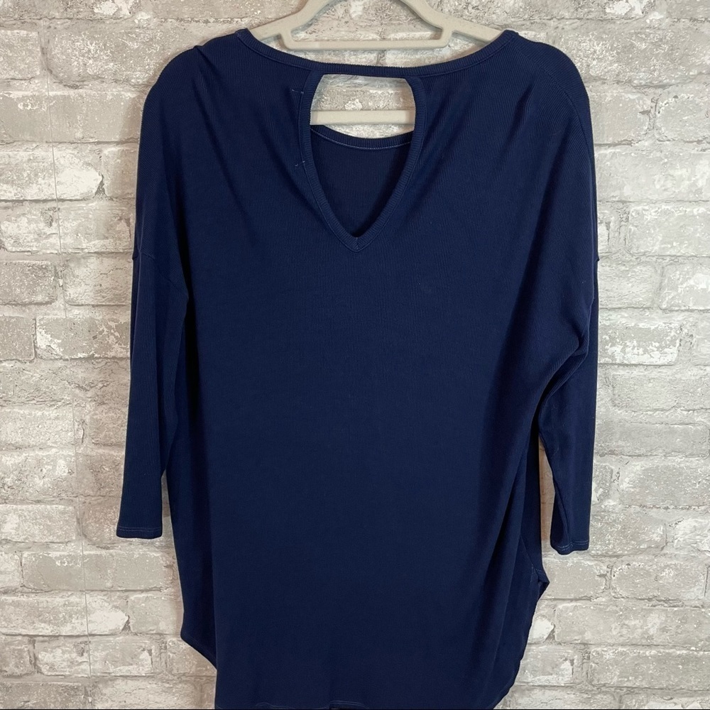 Michael Stars Stretchy Ribbed Top - Picture 2 of 5